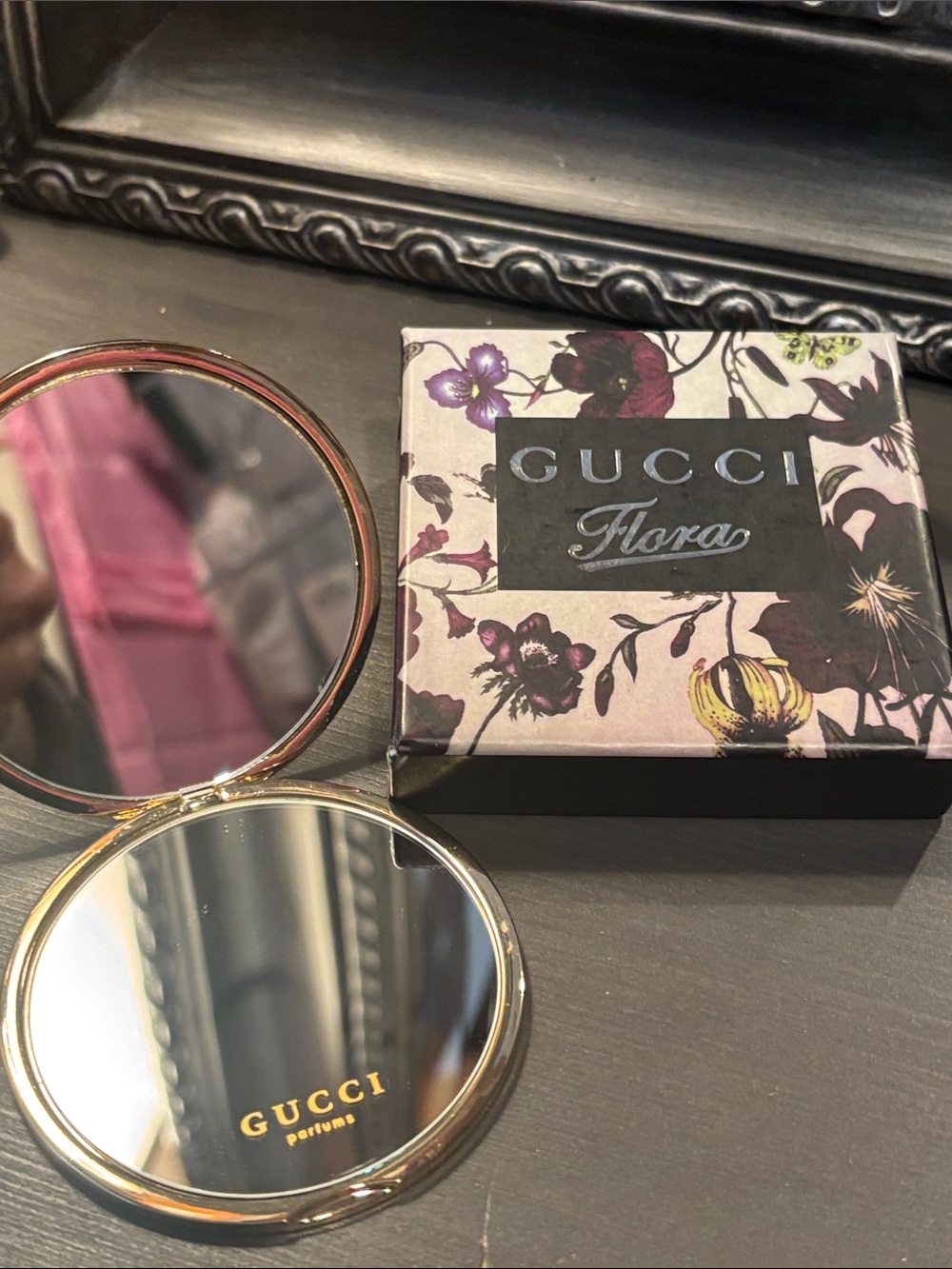 Gucci Flora Gold Mirror~New